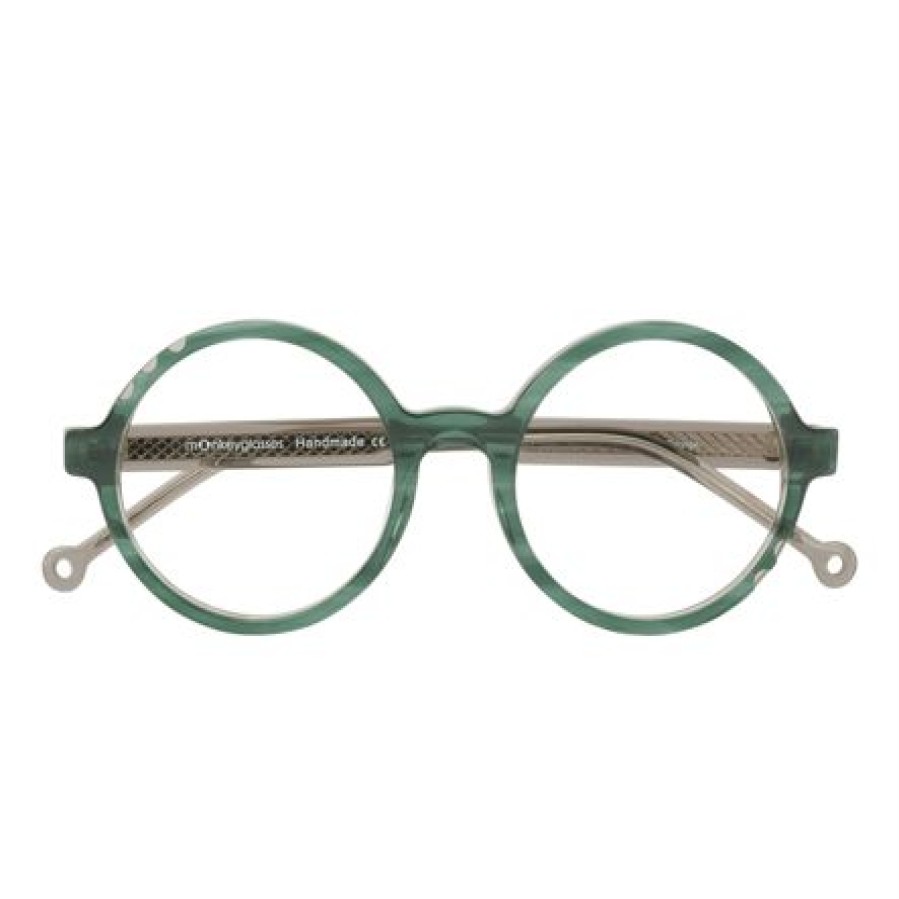 Briller Nyt Syn | Monkeyglasses Zimba Green/Grey