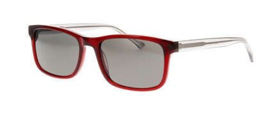 Solbriller Nyt Syn | Prodesign Flash 2 Sun Red Medium Transparent