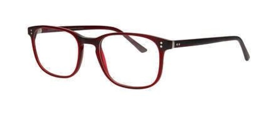 Briller Nyt Syn | Prodesign Thin Acetate F.U. Red Medium Matt