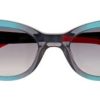 Solbriller Nyt Syn | Woow Super Bold 2 Gradient Black Turquoise