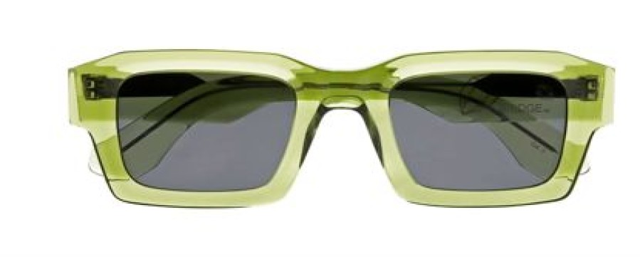 Solbriller Nyt Syn | Prodesign Lapis Olive-Green Medium Transparent