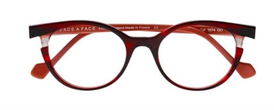 Briller Nyt Syn | Faceaface Bahia 3 Red Transparent Tortoise