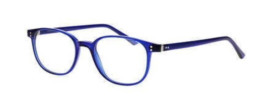 Briller Nyt Syn | Prodesign Thin Acetate F.U. Navy Medium Transparent