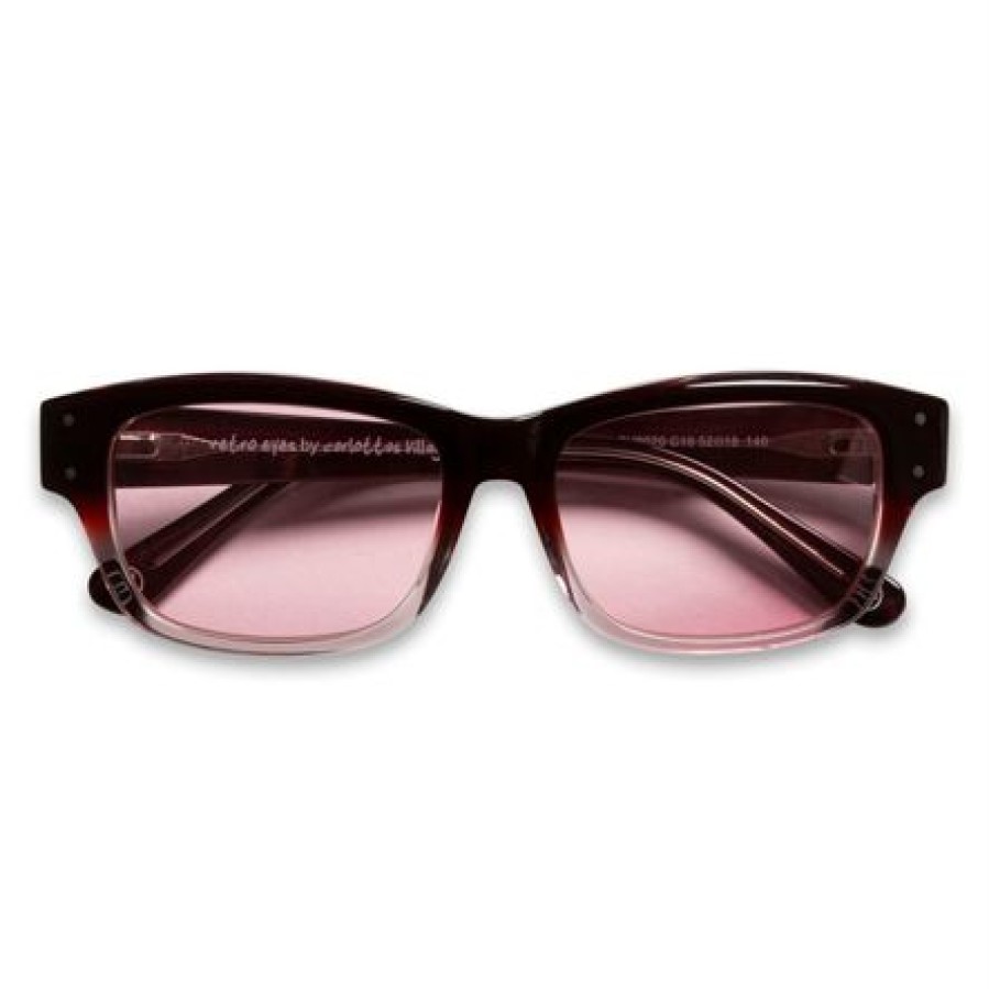 Solbriller Nyt Syn | Carlottas Village Coast Burgundy Rose