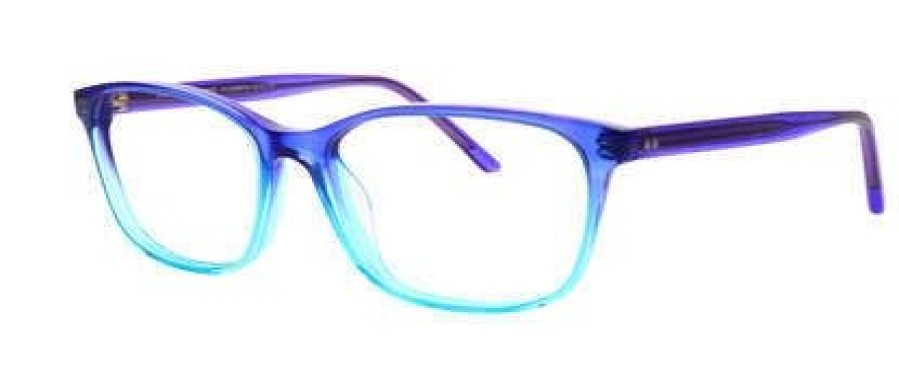 Briller Nyt Syn | Prodesign X-Ray Aqua Gradient Transparent