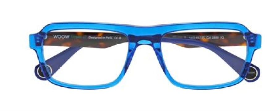 Briller Nyt Syn | Woow Big Time 2 Electric Blue Transparent